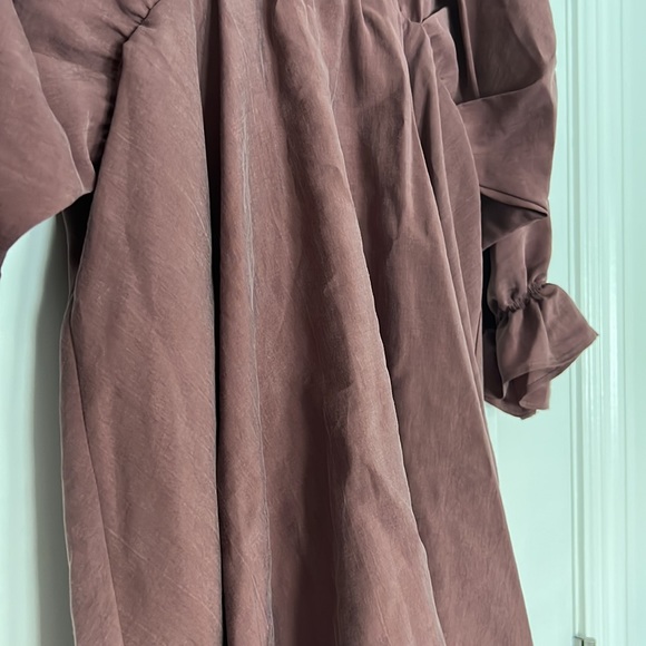 ZARA PURPLE BATWING DRESS - Picture 2 of 6